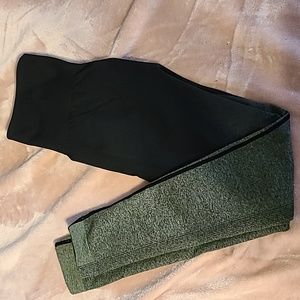 Green Ombre Workout Leggings